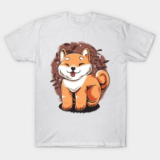 Cute Smiling Shiba T-Shirt